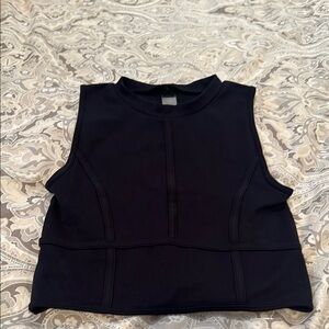 Body by Garage Black Sleeveless cropped Women's Top